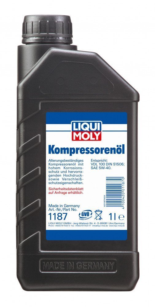 LIQUI MOLY Kompressorenoil 1L 1187 компрессорное масло