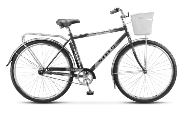 Велосипед колёса 28" дорожный STELS Navigator 300 Gent,  1 скорость,  рама сталь 20" (черный) 