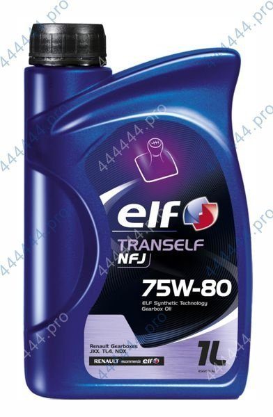 ELF TRANSELF NFJ 75W80 GL-4+  1L полусинтетическое трансмиссионное масло