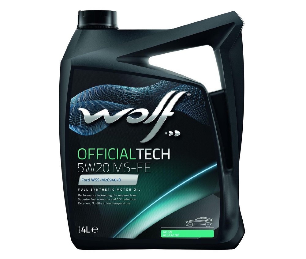 WOLF OFFICIALTECH 5W20 MS-FE 4л синтетическое моторное масло