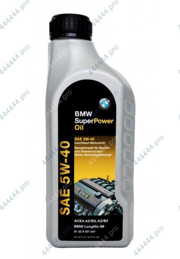 BMW Super Power 5W40 (1л) 81229407547 масло моторное