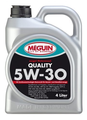 MEGUIN QUALITY 5W30 4л синтетическое моторное масло
