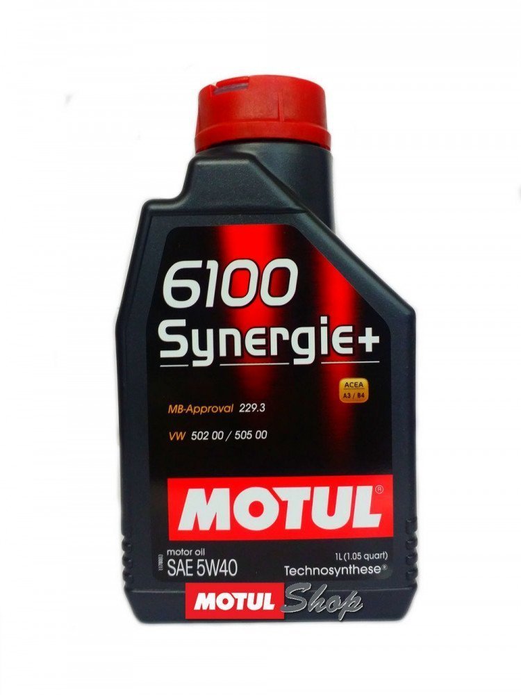 MOTUL 6100 Synergie+ 5W40 1L полусинтетическое моторное масло 103728