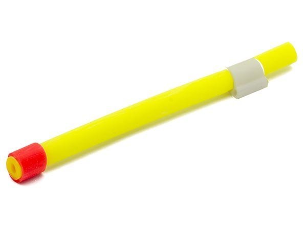 Кивок силиконовый "Harvey" 6Ж желтый (диам. 6мм,  длина 10см) /шт/