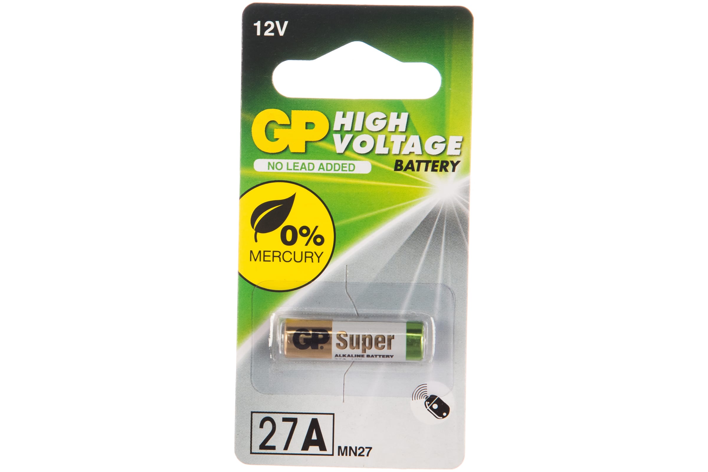 Батарейка A27 GP (12V) Alkaline (1шт.) (24853)