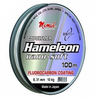 Леска Hameleon Nano-Soft 0.14 мм,2,3 кг,100 м, прозрачная (шт.)