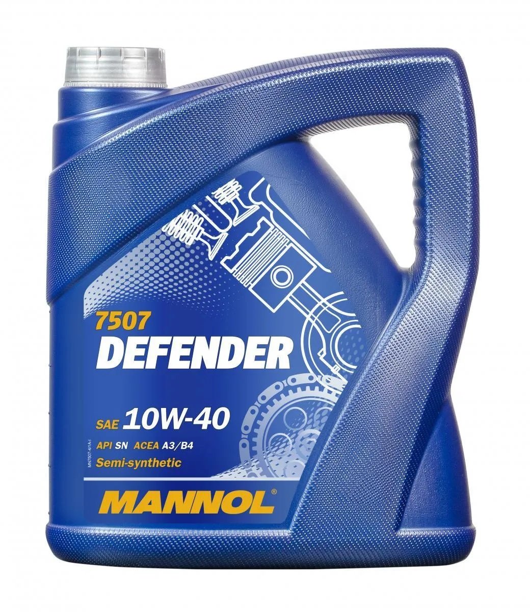 MANNOL Defender 10W40 7507 4л полусинтетическое моторное масло