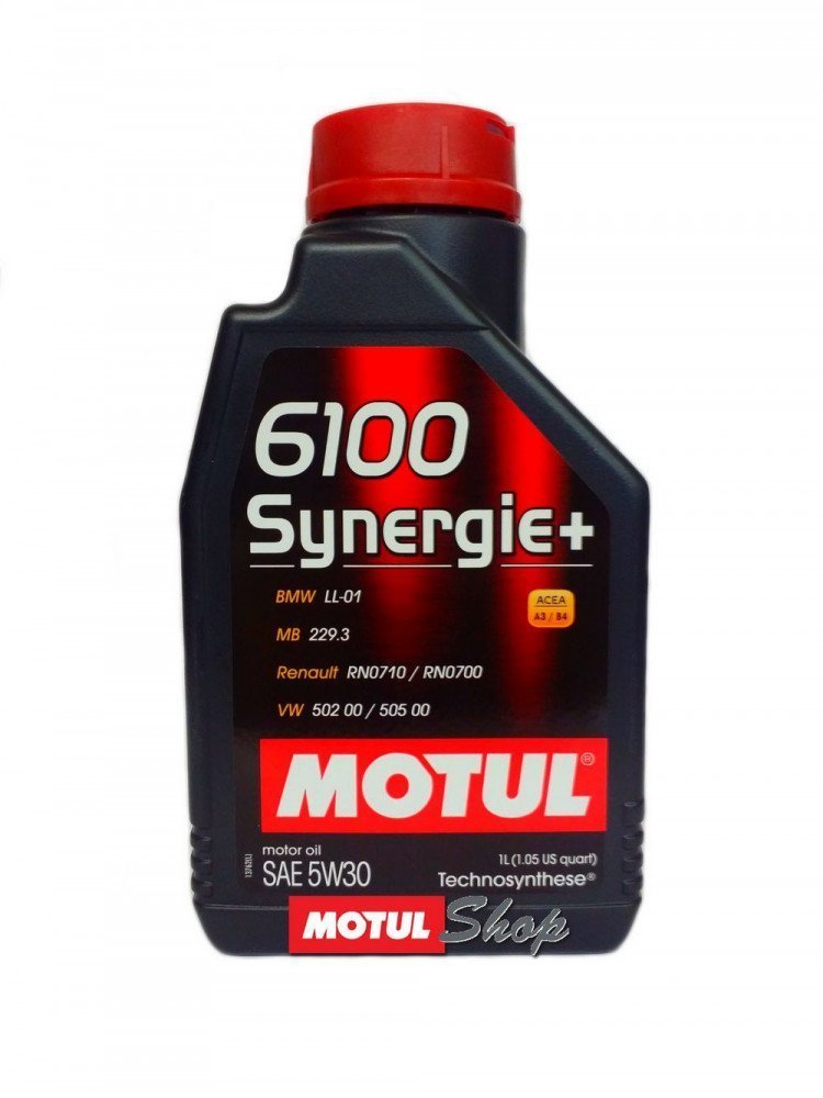 MOTUL 6100 Synergie+ 5W30 1L полусинтетическое моторное масло 106521