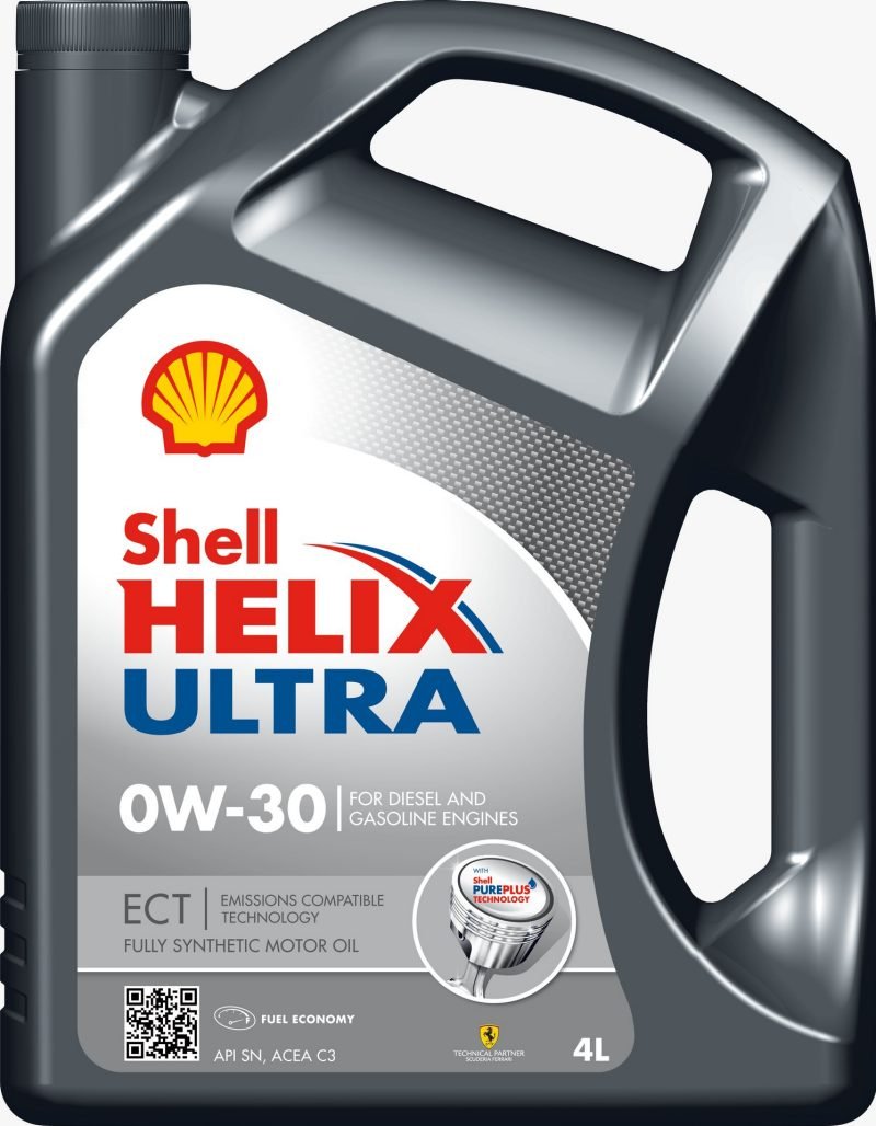 SHELL HELIX ULTRA ECT C2/C3 0w30  5L синтетическое моторное масло