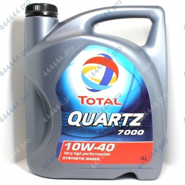 TOTAL Quartz 7000 10w40 API SL/CF 4L полусинтетическое моторное масло