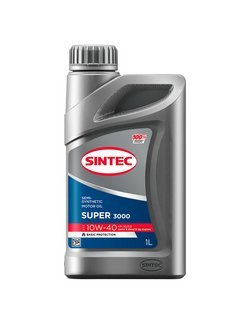 SINTEC SUPER 3000 10W-40 API SG/CD 1L полусинтетическое моторное масло