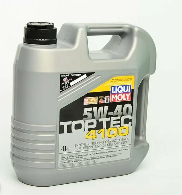 LIQUI MOLY "Top Tec 4100" 5W40 4L синтетическое моторное масло 7547