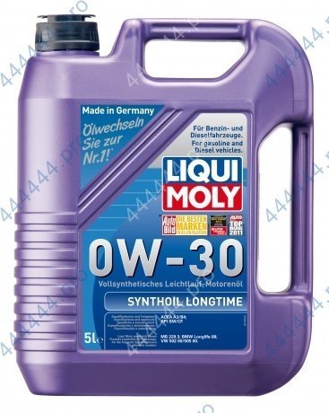 LIQUI MOLY "Synthoil Longtime" 0W30 5L синтетическое моторное масло 1172/8977