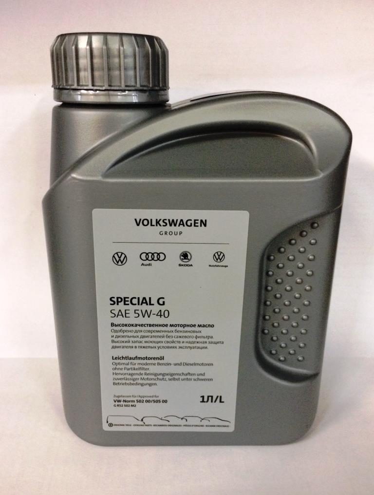 VAG Special G 5W40 (1л) G R52502M2 синтетическое моторное масло