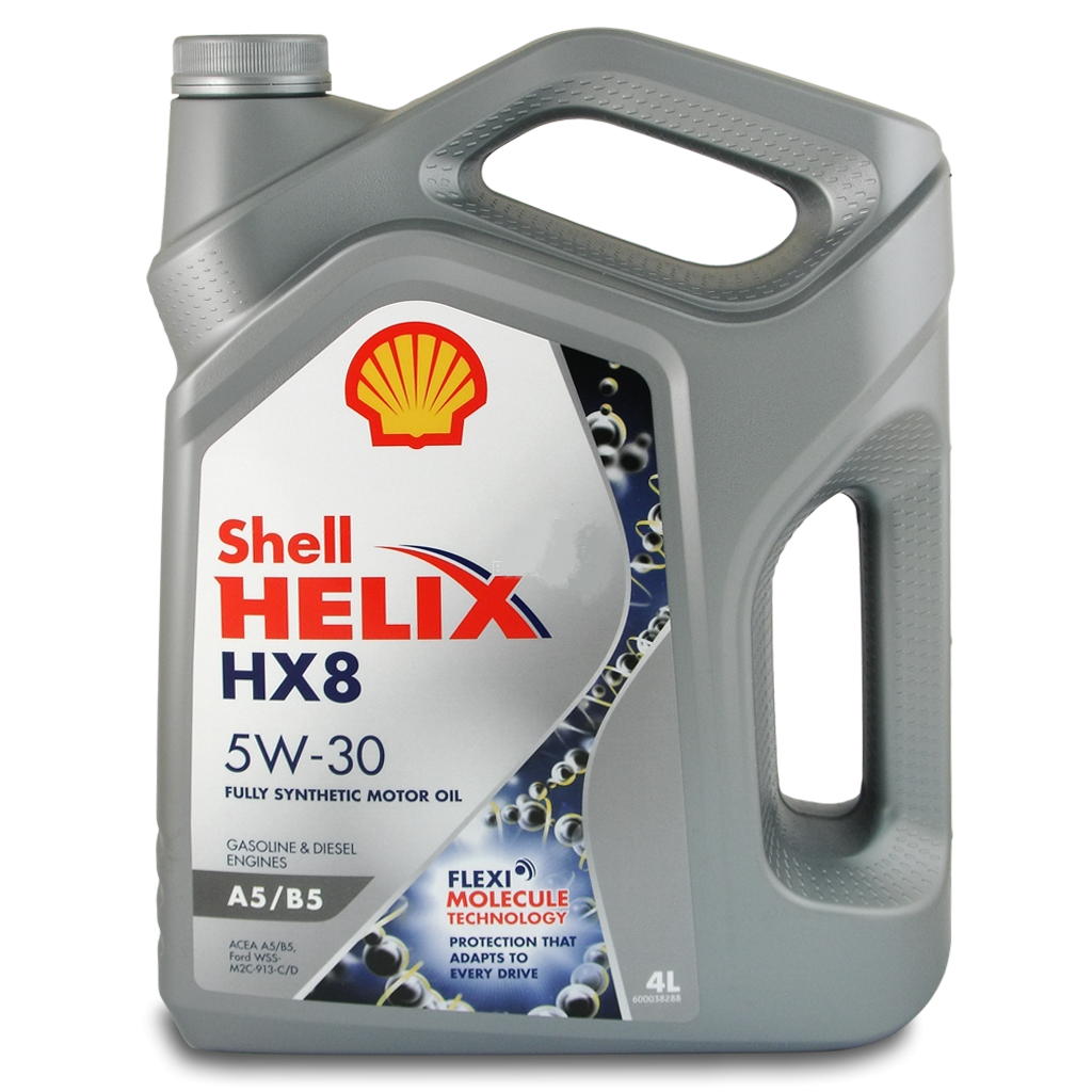 SHELL HELIX HX8 5w30 A5/B5 4L синтетическое моторное масло