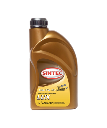SINTEC LUX 5w40 SL/CF 1L полусинтетическое моторное масло