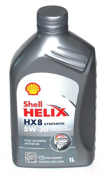 SHELL HELIX HX8 5w30  1L синтетическое моторное масло