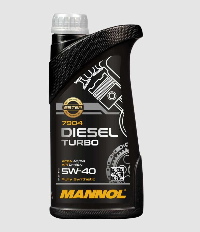 MANNOL Diesel Turbo 5W40 7904 1л синтетическое моторное масло