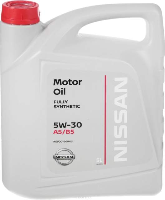 NISSAN MOTOR OIL 5W30 A5/B5  5л синтетическое моторное масло KE900-99943R