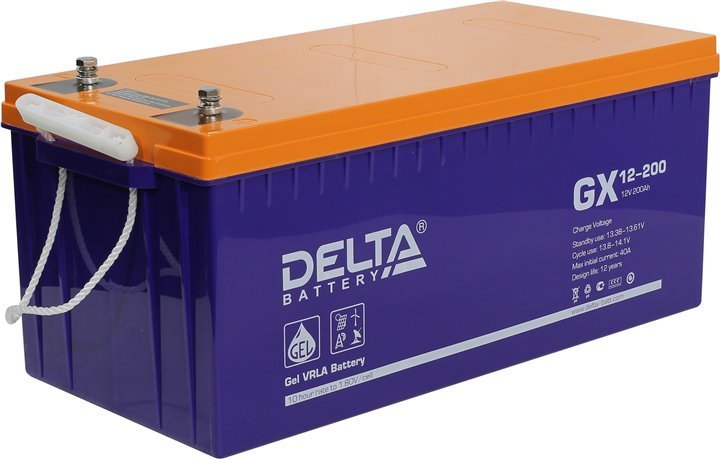 200 DELTA GX12-200 GEL Аккумулятор зал/зар