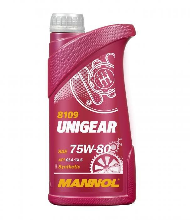 MANNOL Unigear 75W80 GL-4/GL-5 LS 8109 1л синтетическое трансмиссионное масло