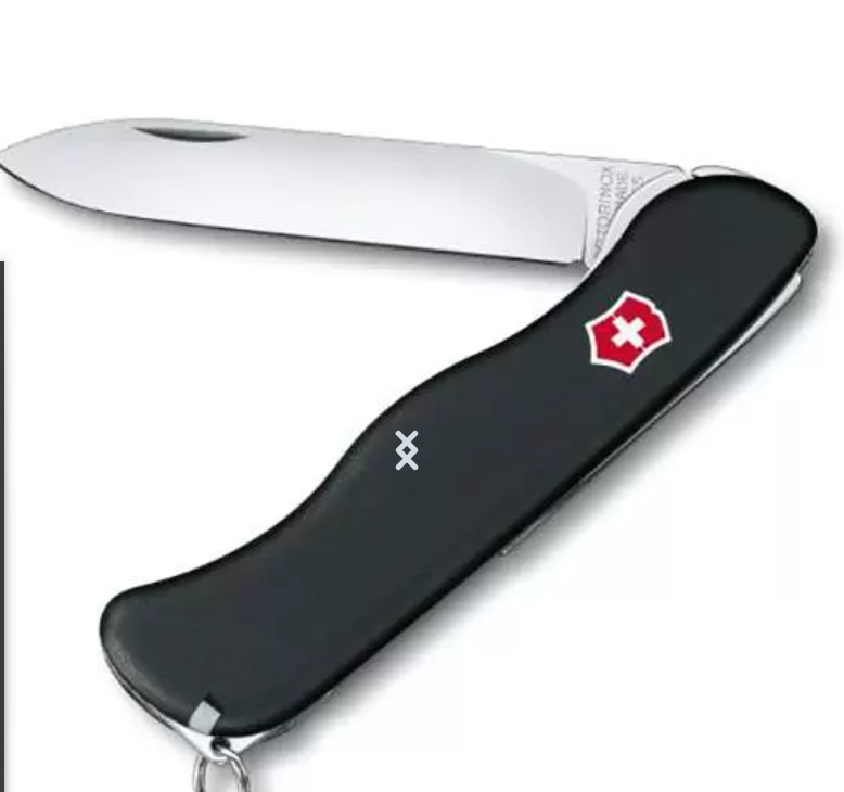 Нож Victorinox Sentinel Clip (0.8416.M3),  111мм. 5ф.,  черный