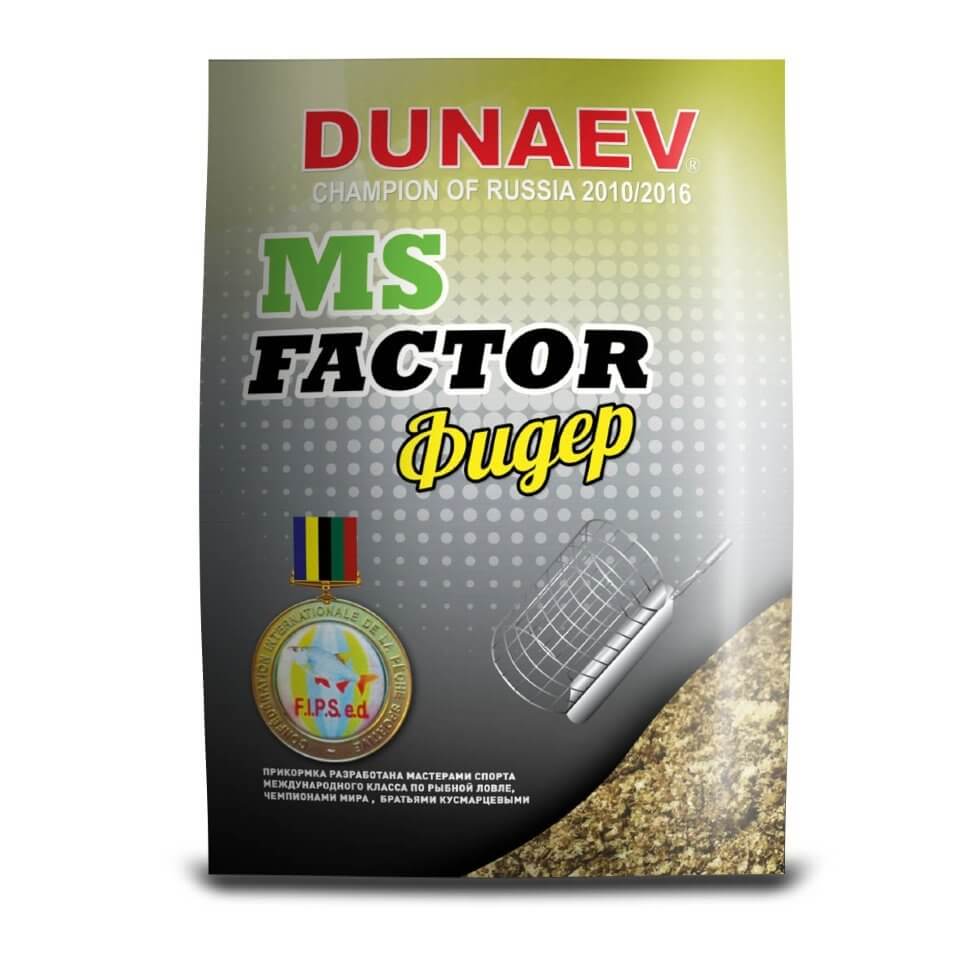 Прикормка "DUNAEV-MS FACTOR" Фидер 1, 0кг