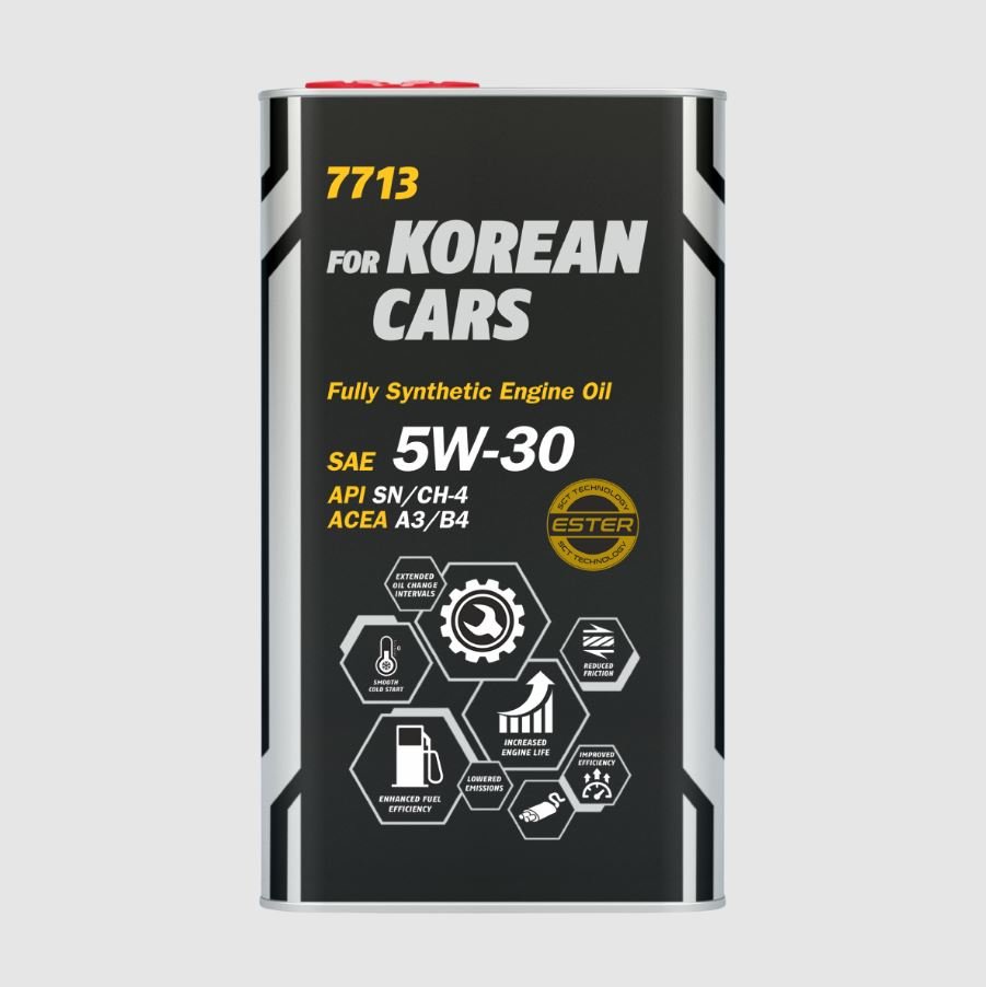 MANNOL for Korean Cars 5W30 7713 4л синтетическое моторное масло