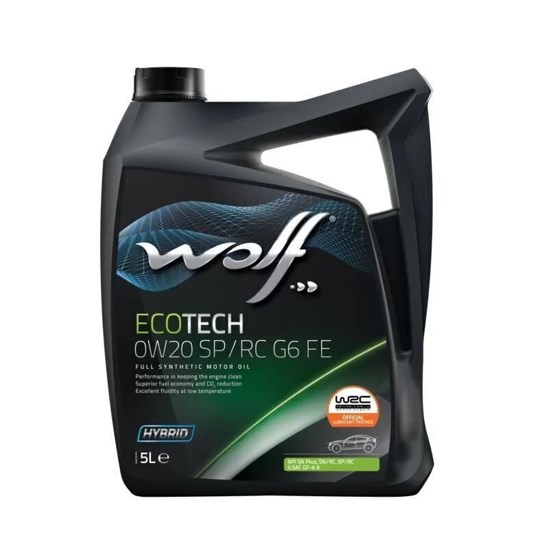 WOLF ECOTECH 0W20 SP/RC G6 FE 5л синтетическое моторное масло