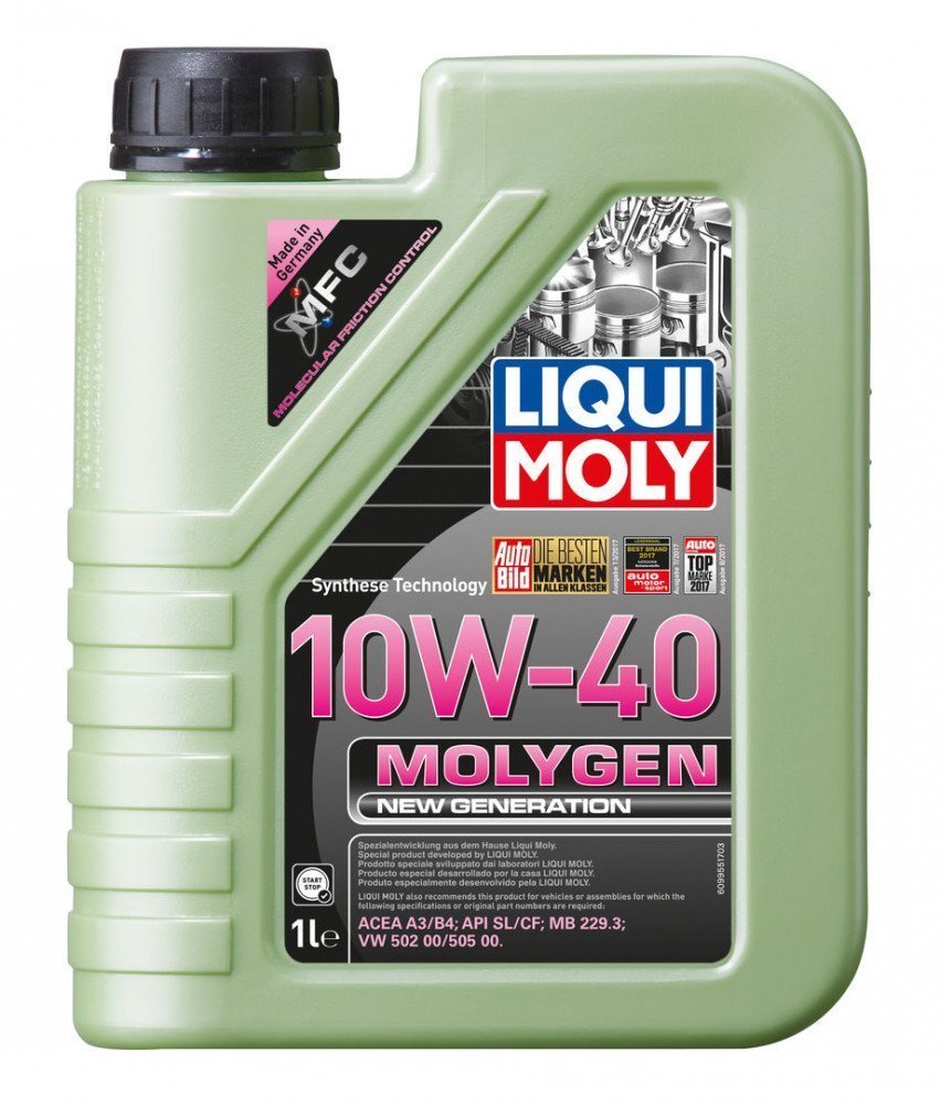 LIQUI MOLY "Molygen New Generation" 10W40 1L синтетическое моторное масло 9059/9955
