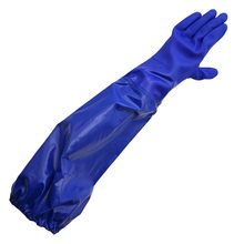 Перчатки FISHERMAN, арт.9014 sleeve,  синие ,  рукав 400мм,  р.L