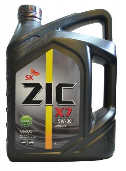 ZIC X7 DIESEL 5W30 6L синтетическое моторное масло