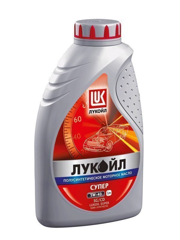 ЛУКОЙЛ 5W40 СУПЕР 1л полусинтетическое моторное масло