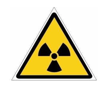 наклейка "радиация" (130х150) 