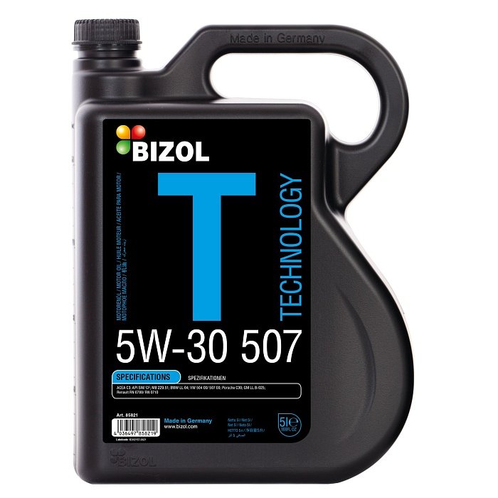 BIZOL НС-СИНТЕТИЧЕСКОЕ TECHNOLOGY 5W30 5л (504/507) моторное масло