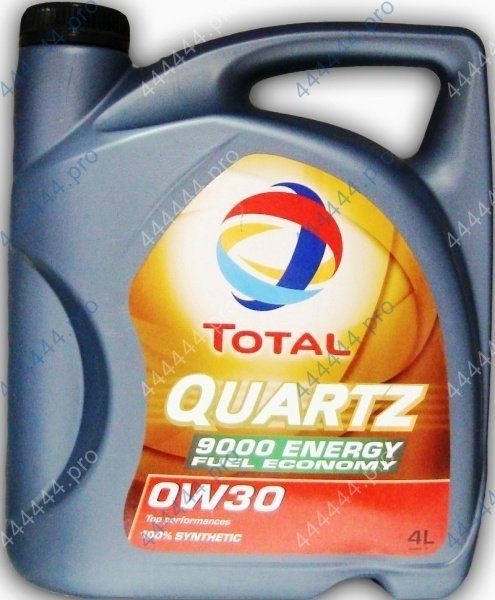 TOTAL Quartz 9000 Energy 0w30 API SL/CF 4L синтетическое моторное масло