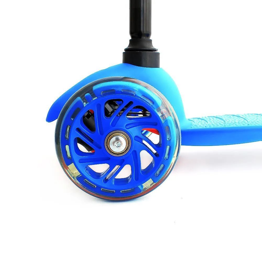 Самокат трехколесный Scooter SK-028,  от 3х лет Синий