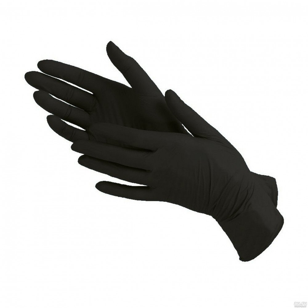 Перчатки нитрил PROFLEX черные размер XL