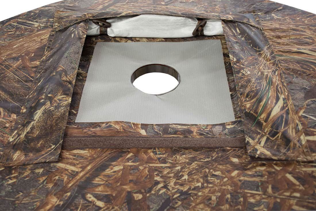 Палатка всесезонная КУБ 1.80 двухслойная Берег (с верандой-сеткой и полом ПВХ)