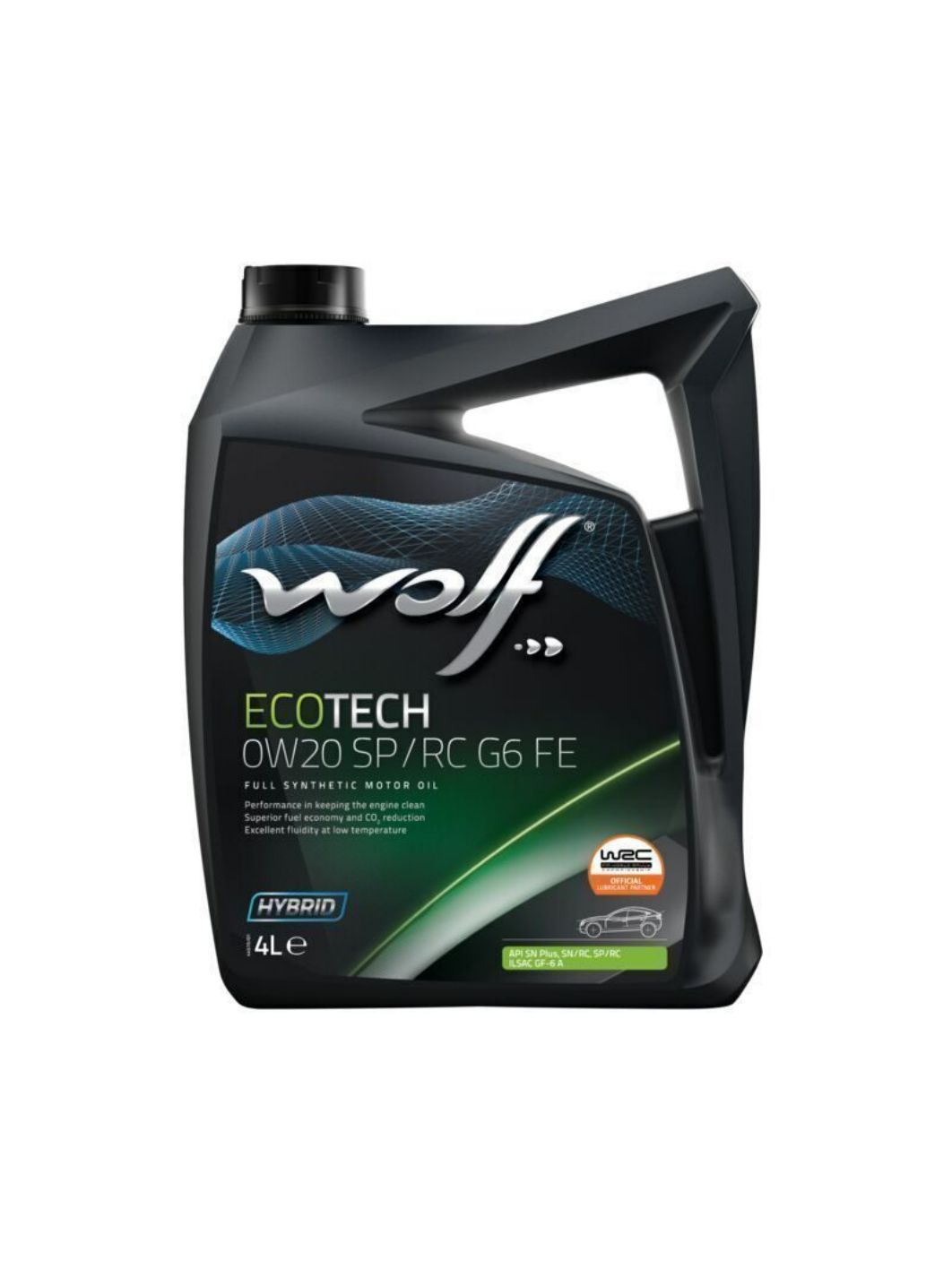 WOLF ECOTECH 0W20 SP/RC G6 FE 4л синтетическое моторное масло