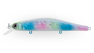 Воблер Минноу Strike Pro Jumper 110SP,  110 мм,  16, 3 гр,  Загл. 1, 0м.-2, 0м.,  Нейтральный,  цвет: 022PPP-713 Redhead Silver,  (EG-192C-SP#022PPP-713)