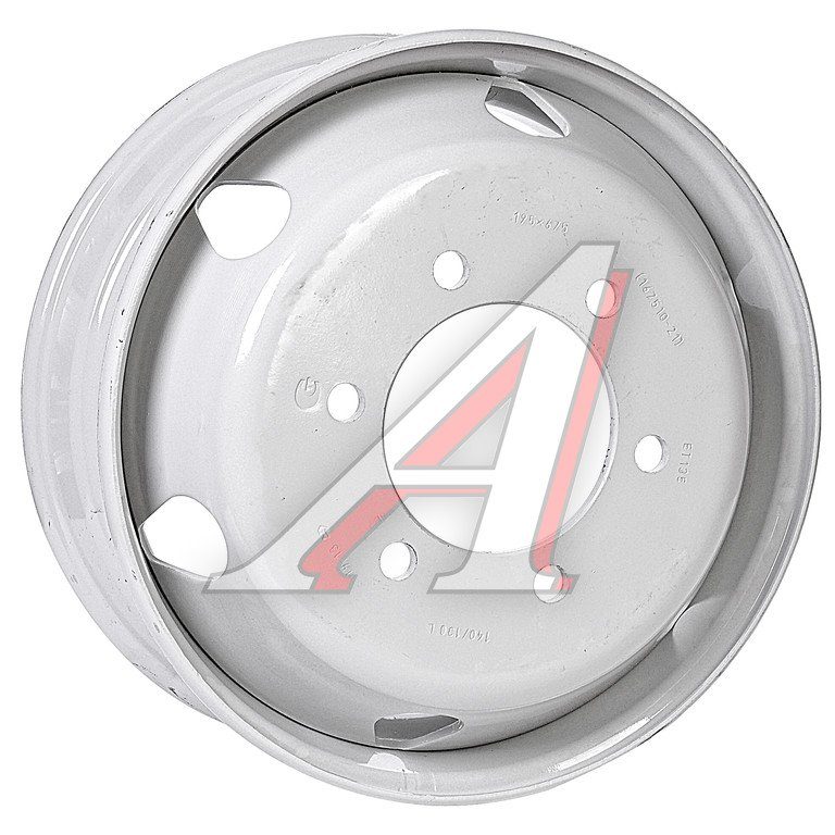 Диск колесный ГАЗон-NEXT, ПАЗ-3204, HYUNDAI Р19.5 6.75 ЕТ135 DIA164 (6 шпилек) (ГАЗ) 167.510.3101012-21ПП