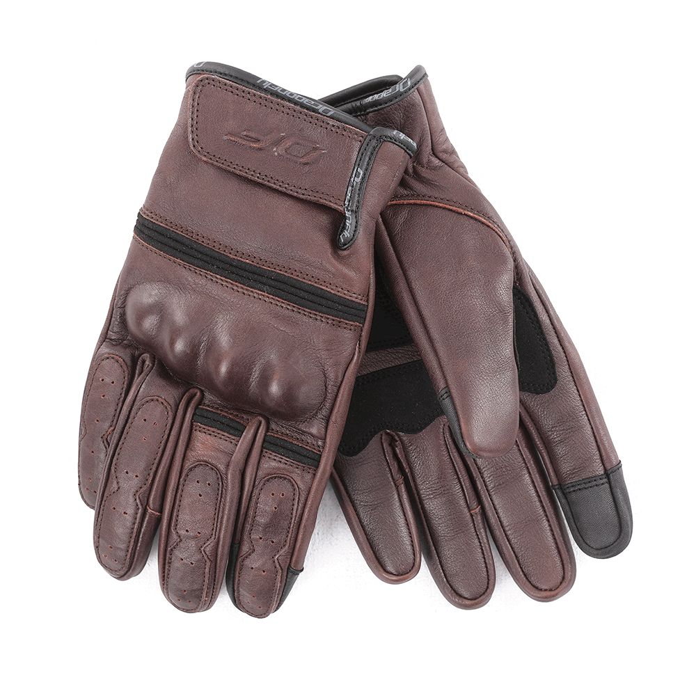 Перчатки DF STREET Matte Brown кожаные 2XL