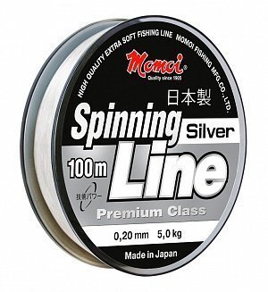 Леска Spinning Line Silver 0,18мм, 4,0 кг,100 м,(шт.)