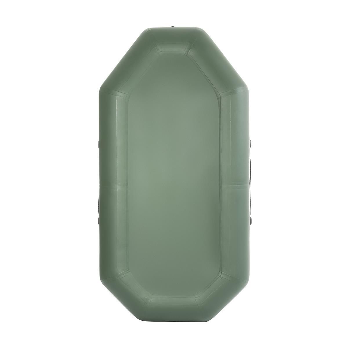 Лодка Бриз 190 с веслами зеленая Тонар