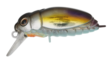 Воблер Крэнк Strike Pro Beetle Buster 40,  40 мм,  5, 7 гр,  Загл. 0, 2м.-0, 7м.,  Плавающий,  цвет: A218-GSAL-EP Transparent Pearlescent Fry,  (EG-174F#A218-GSAL-EP)