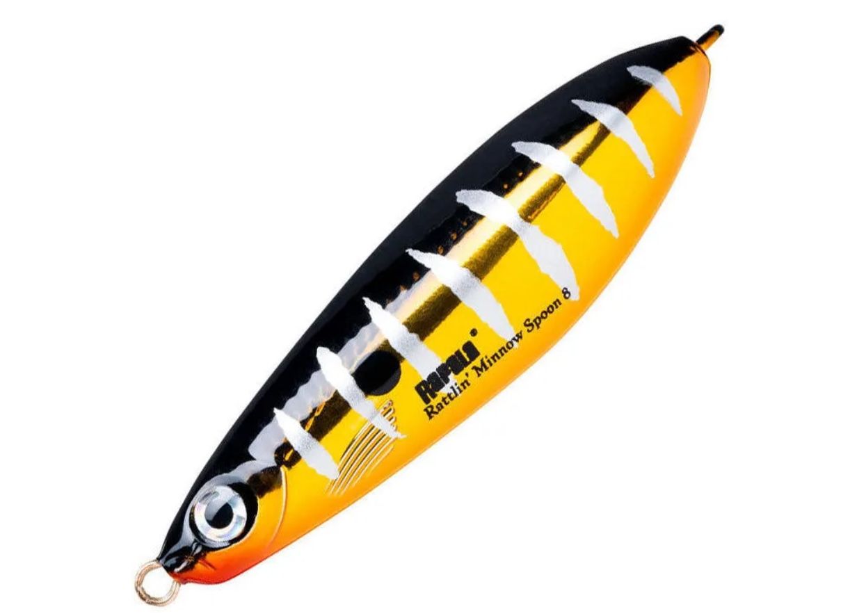 Блесна незацепляйка Rapala Minnow Rattlin Spoon 08 /RTR