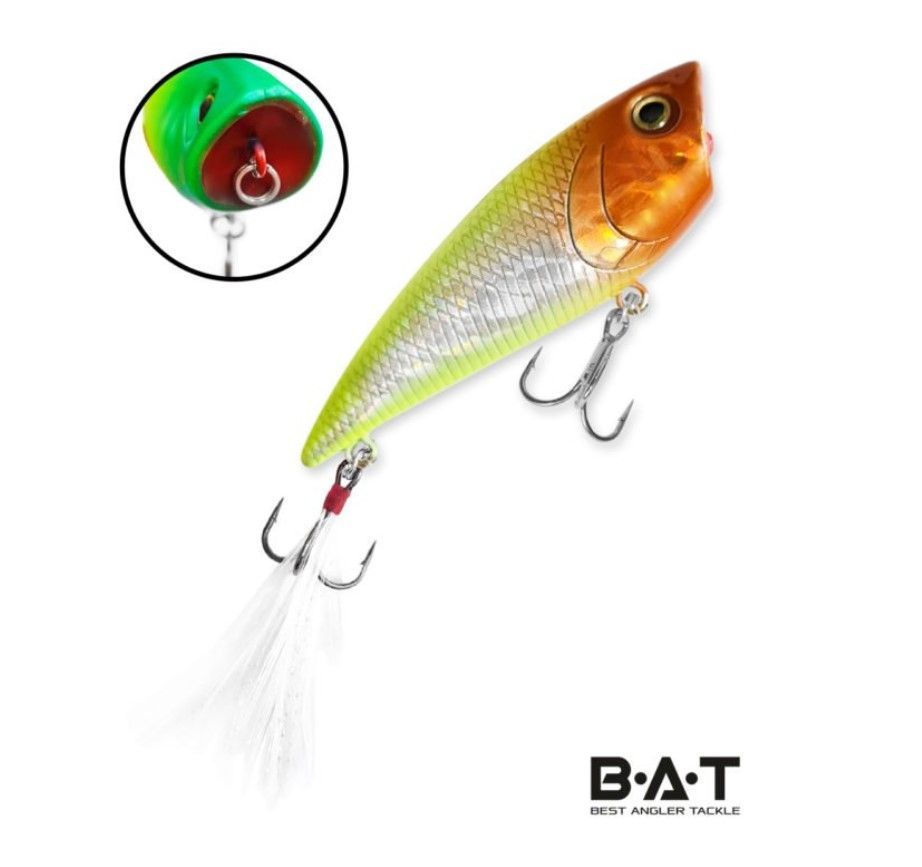 Воблер BAT Crow Pop ВТ059 (70 mm.; 7 g.; TopWater) # CS01