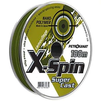 Леска X-Spin Camouflage 0, 28мм 7, 0кг   100м камуфляж