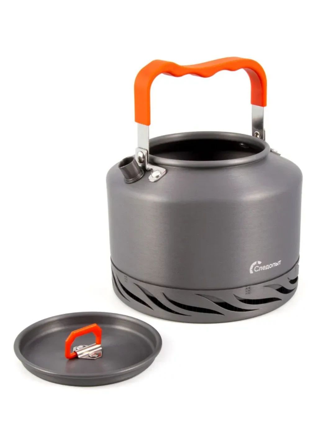 Чайник походный с радиатором СЛЕДОПЫТ - FORZA, 1,5 л, анодир. алюм.